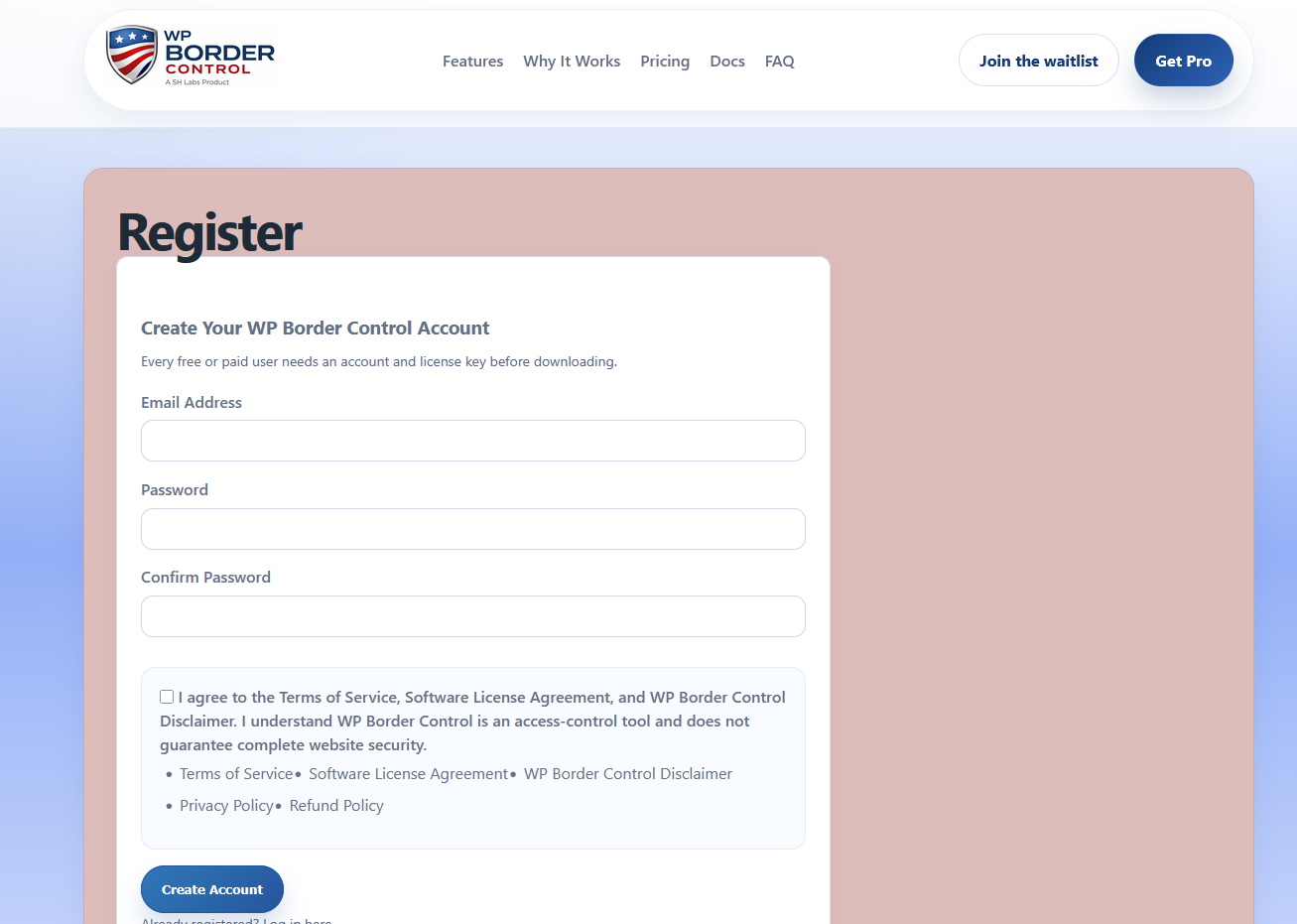 Sign Up
